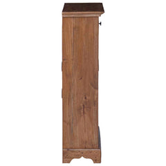 vidaXL Wine Rack 55 x 23 x 85 cm Solid Mahogany Wood 6