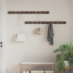 vidaXL Hanger Brown 60 x 7 x 8 cm Solid Reclaim Wood 3