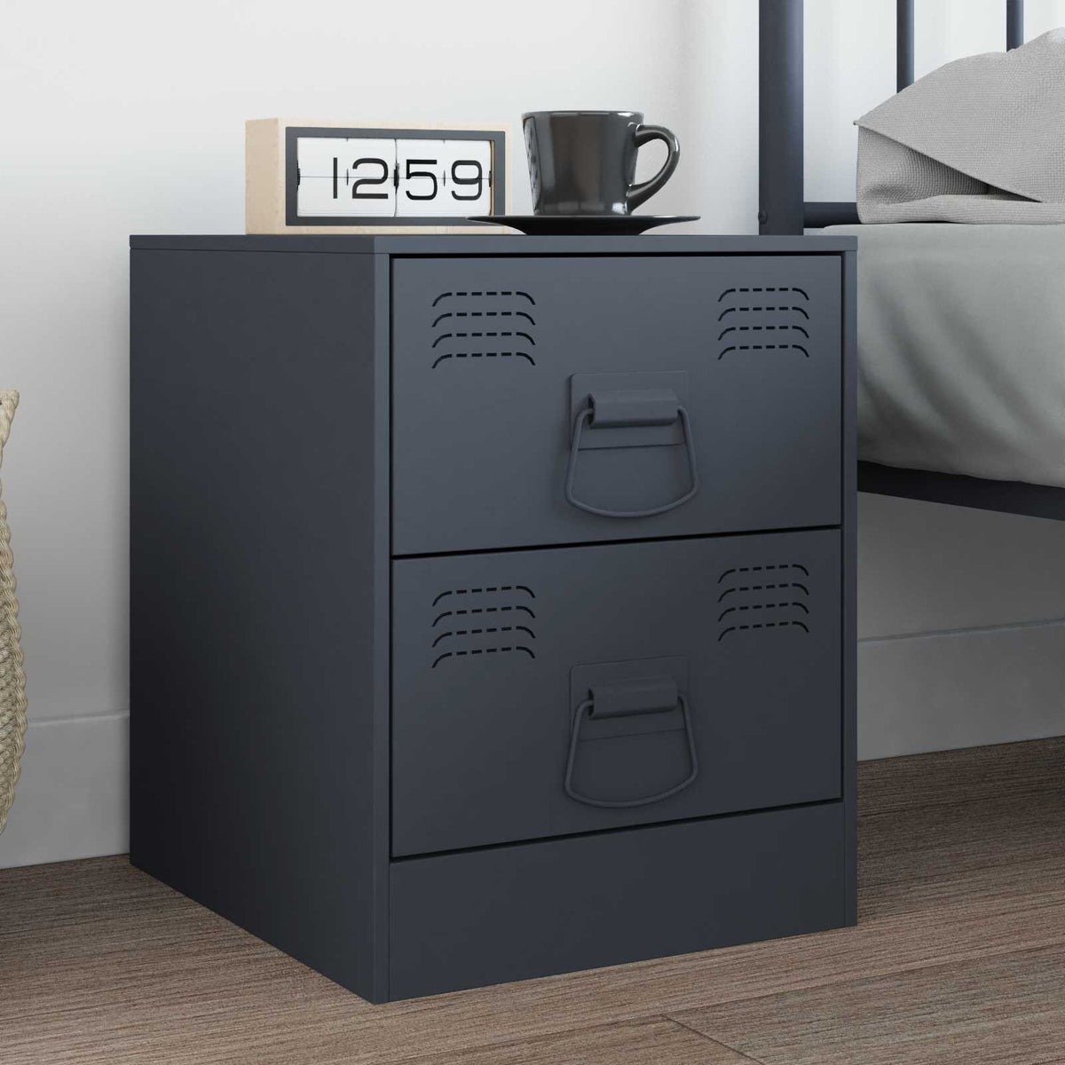 Cabinet Handles 85 x 45 mm Metal Anthracite