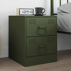 Cabinet Handles 85 x 45 mm Metal Olive green