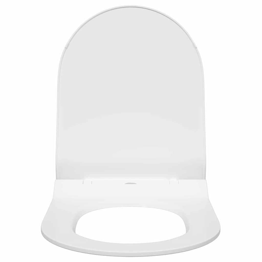 vidaXL Toilet Seat Adjustable White 50 x 36.5 x 5 cm Polypropylene 5