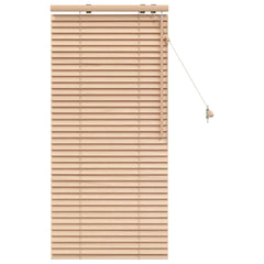 vidaXL Venetian Blind Oak Look 55 x 130 cm 35 mm Solid Paulownia Wood 2