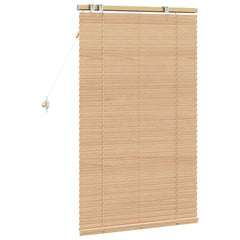 vidaXL Venetian Blind Oak Look 70 x 130 cm 35 mm Solid Paulownia Wood 4