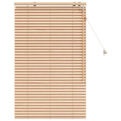 vidaXL Venetian Blind Oak Look 70 x 130 cm 35 mm Solid Paulownia Wood 2