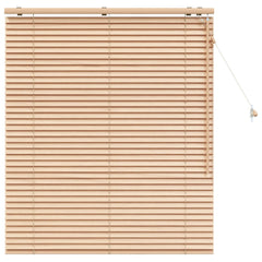 vidaXL Venetian Blind Oak Look 115 x 130 cm 35 mm Solid Paulownia Wood 2