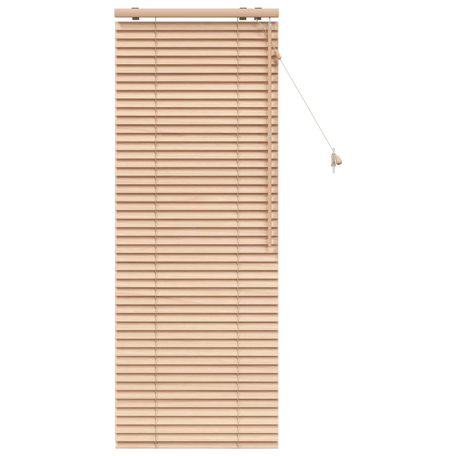 vidaXL Venetian Blind Oak Look 55 x 160 cm 35 mm Solid Paulownia Wood 2