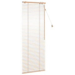 vidaXL Venetian Blind Oak Look 60 x 160 cm 35 mm Solid Paulownia Wood 3