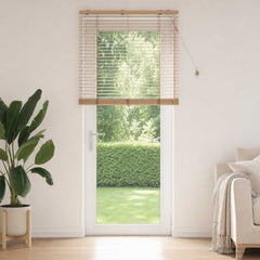vidaXL Venetian Blind Oak Look 70 x 250 cm 35 mm Solid Paulownia Wood 1