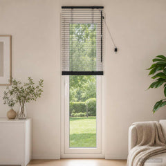 Venetian Blind 35 mm Solid Paulownia Wood Black