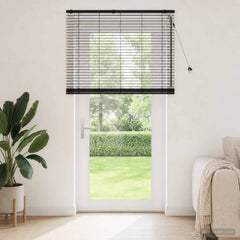 Venetian Blind 35 mm Solid Paulownia Wood Black