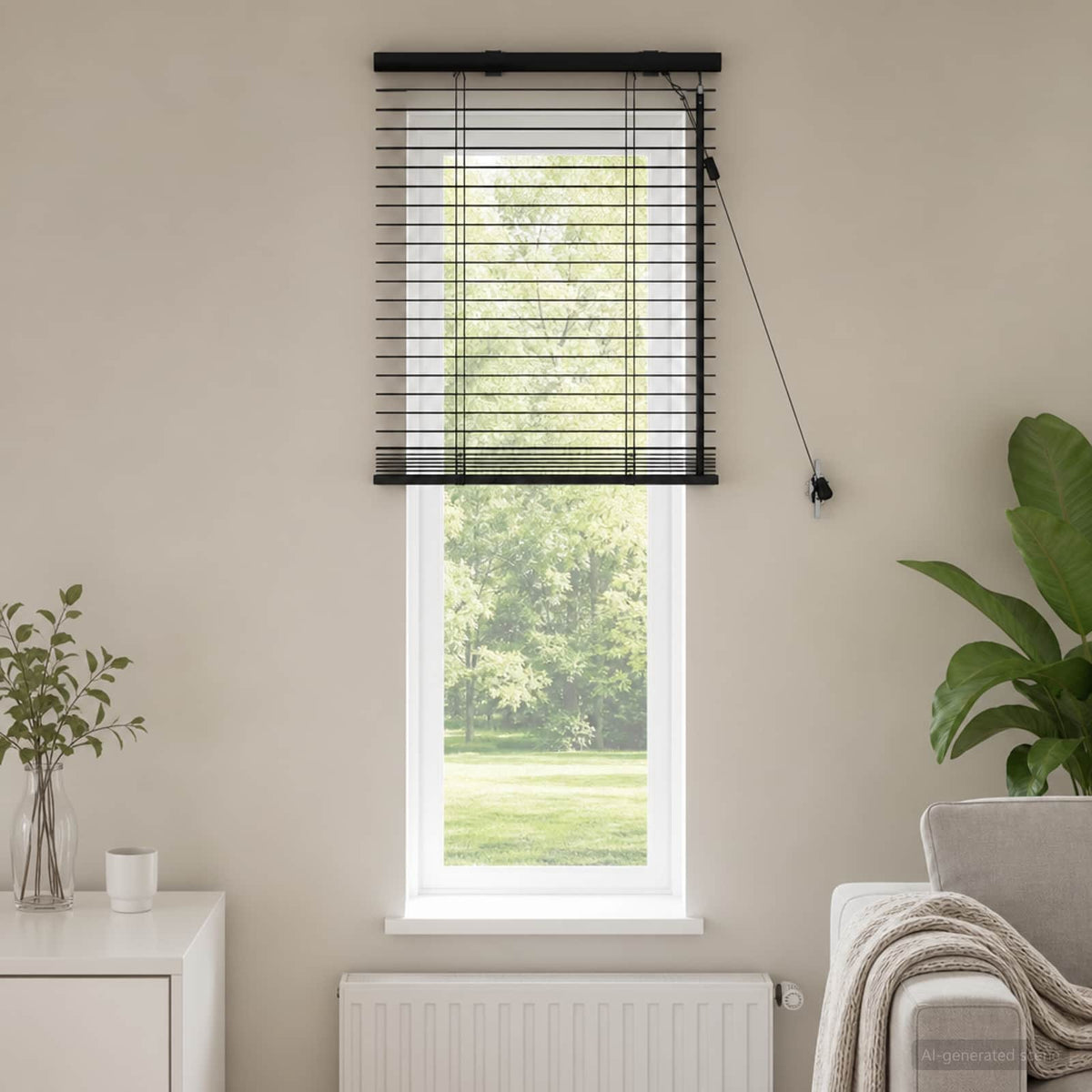 vidaXL Venetian Blind Dark Brown 65 x 130 cm 35 mm 1