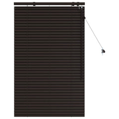 vidaXL Venetian Blind Dark Brown 75 x 130 cm 35 mm 2