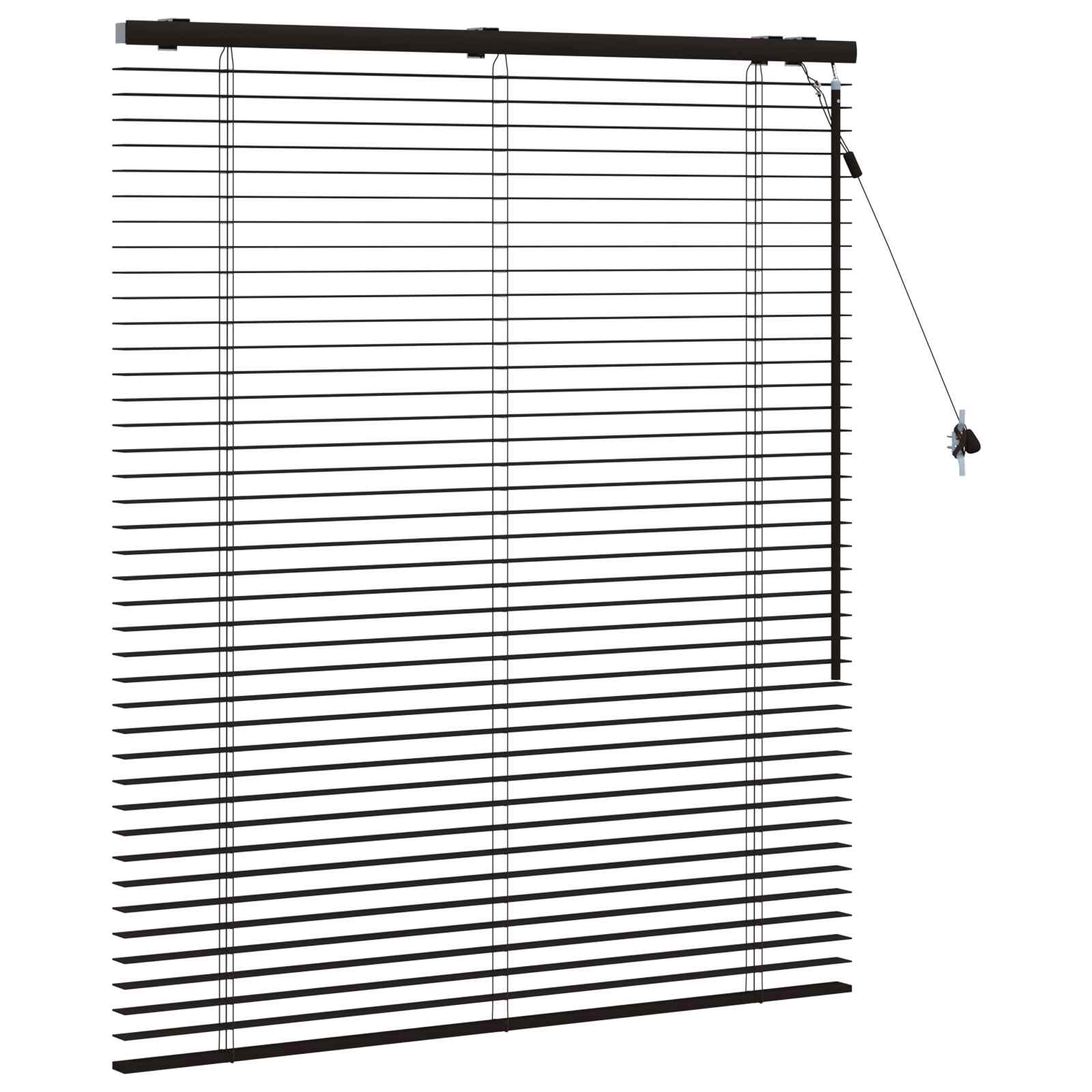 vidaXL Venetian Blind Dark Brown 115 x 130 cm 35 mm 3