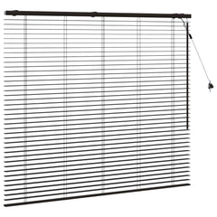 Venetian Blind 35 mm Drop 130 cm Dark Brown 145 cm