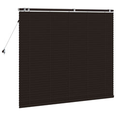 Venetian Blind 35 mm Drop 130 cm Dark Brown 145 cm