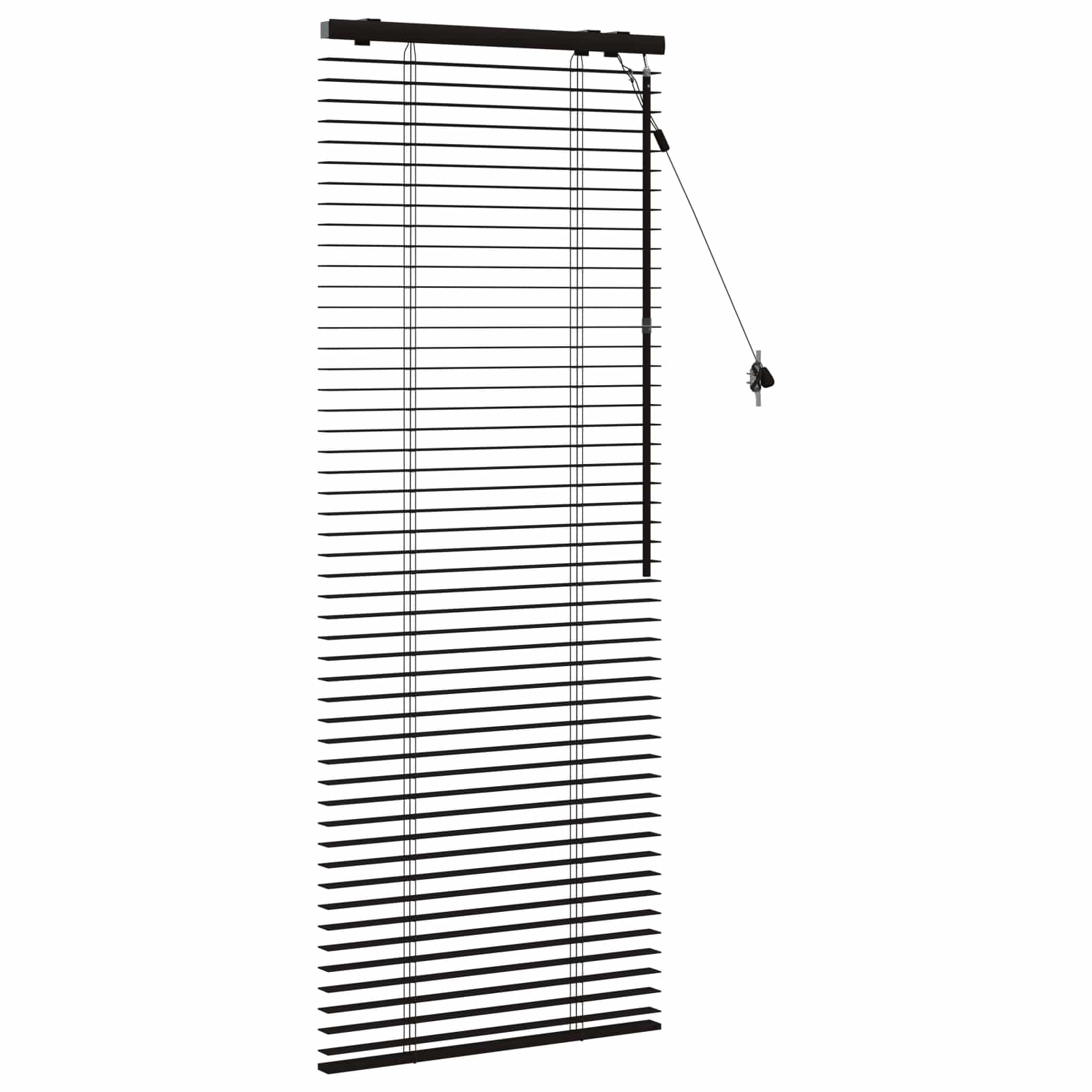 vidaXL Venetian Blind Dark Brown 65 x 160 cm 35 mm 3