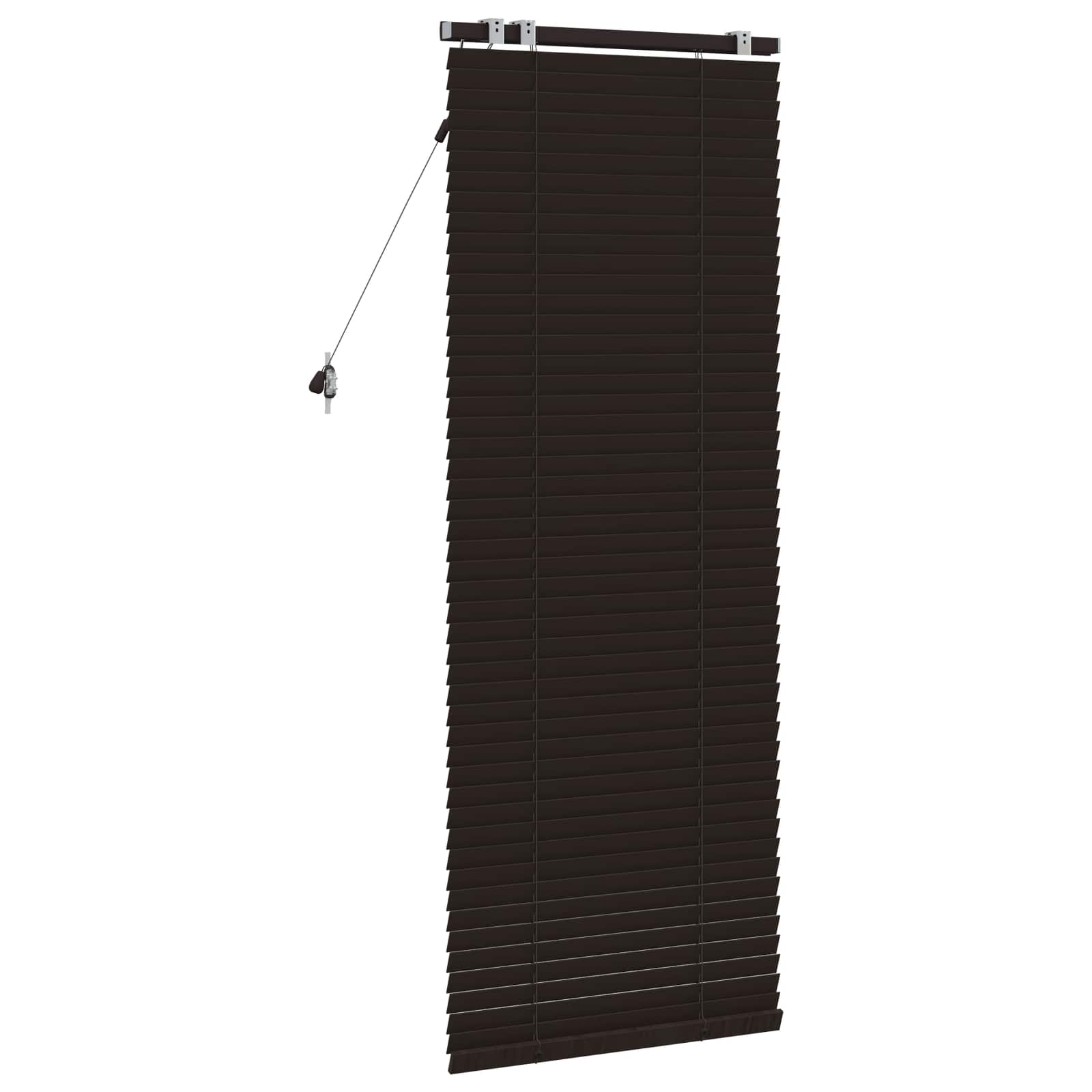 vidaXL Venetian Blind Dark Brown 65 x 160 cm 35 mm 4