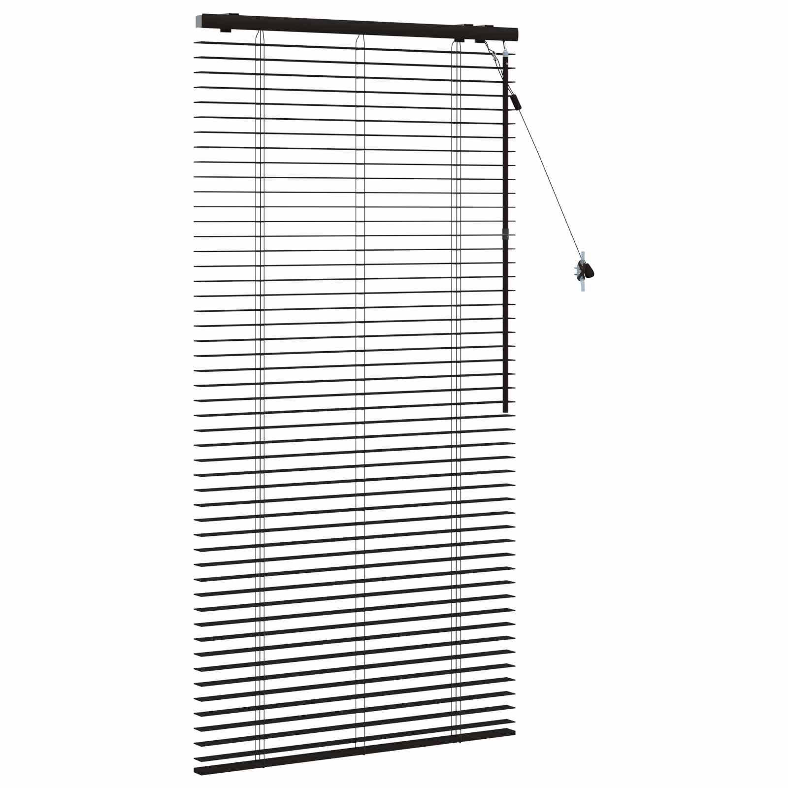 vidaXL Venetian Blind Dark Brown 70 x 160 cm 35 mm 3
