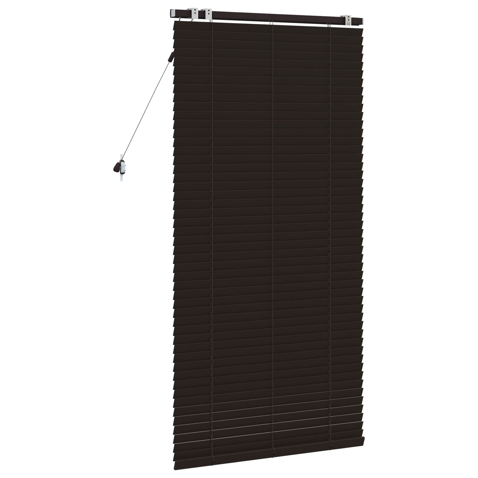 vidaXL Venetian Blind Dark Brown 70 x 160 cm 35 mm 4