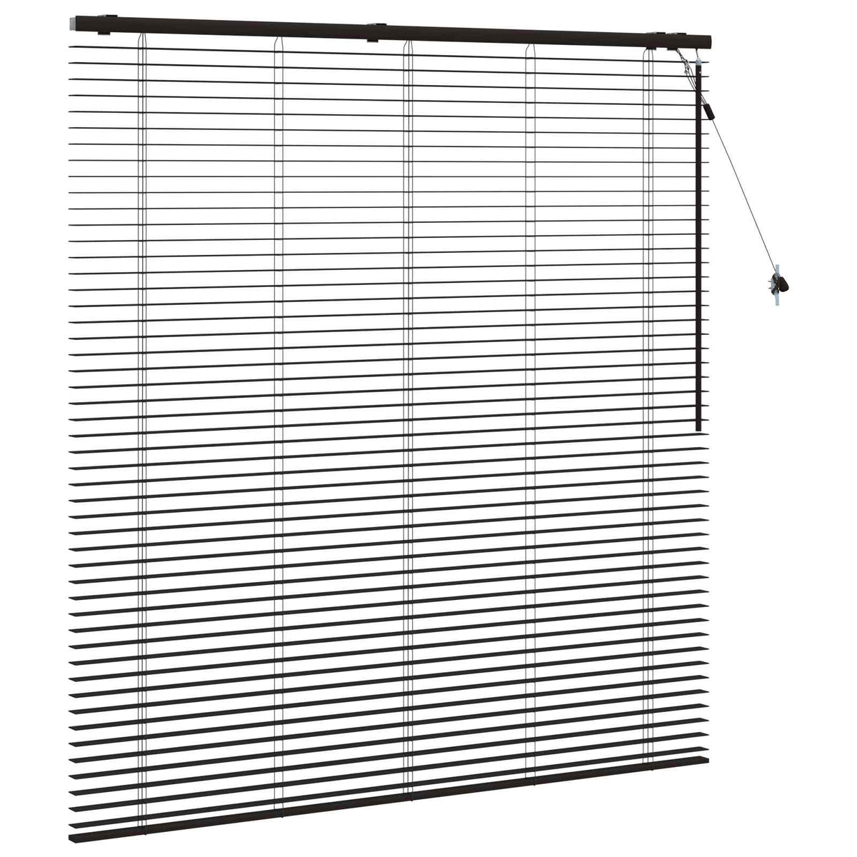 Venetian Blind 35 mm Drop 160 cm Dark Brown 160 cm