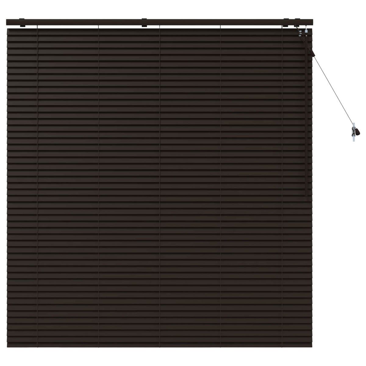 Venetian Blind 35 mm Drop 160 cm Dark Brown 160 cm