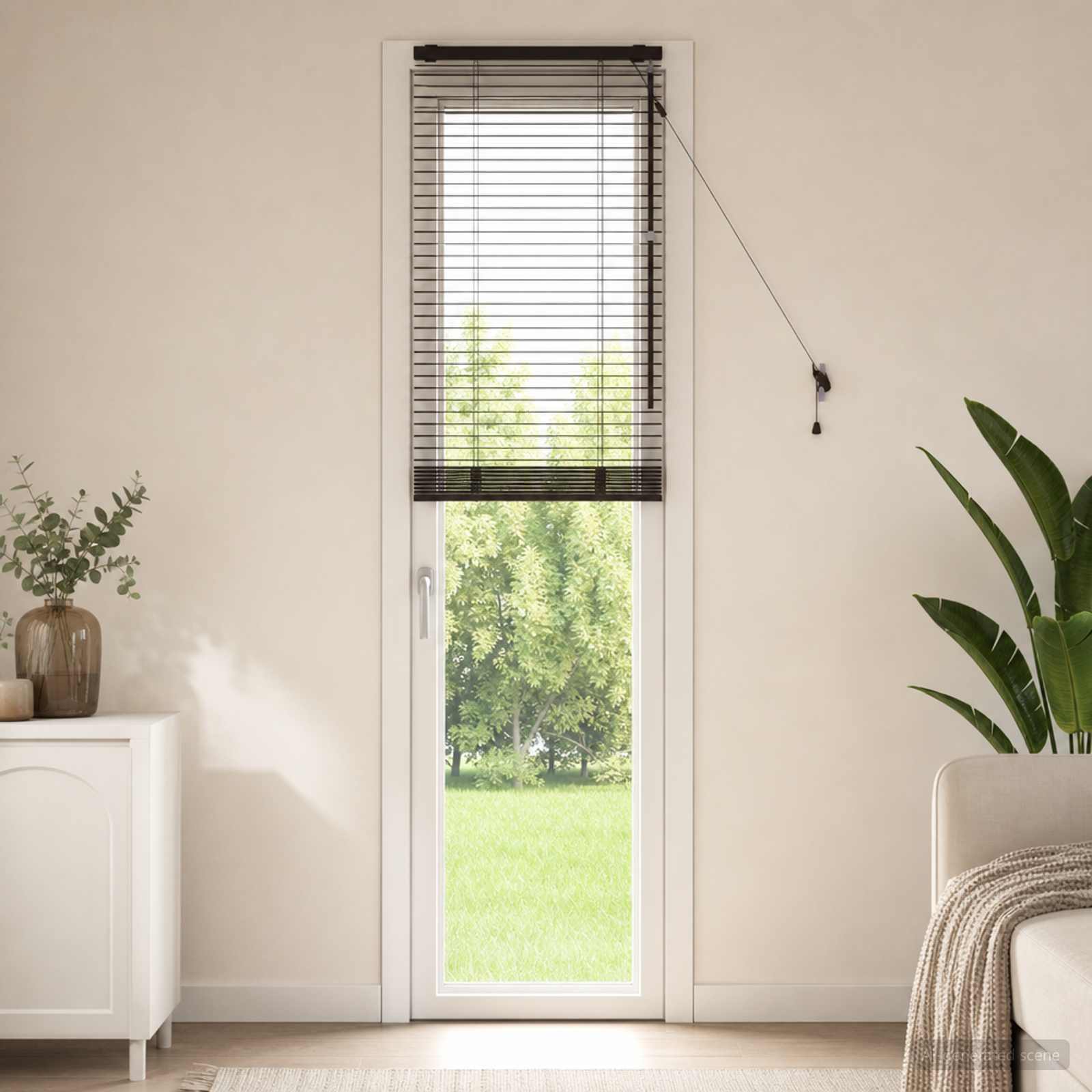 vidaXL Venetian Blind Dark Brown 40 x 250 cm 35 mm 1