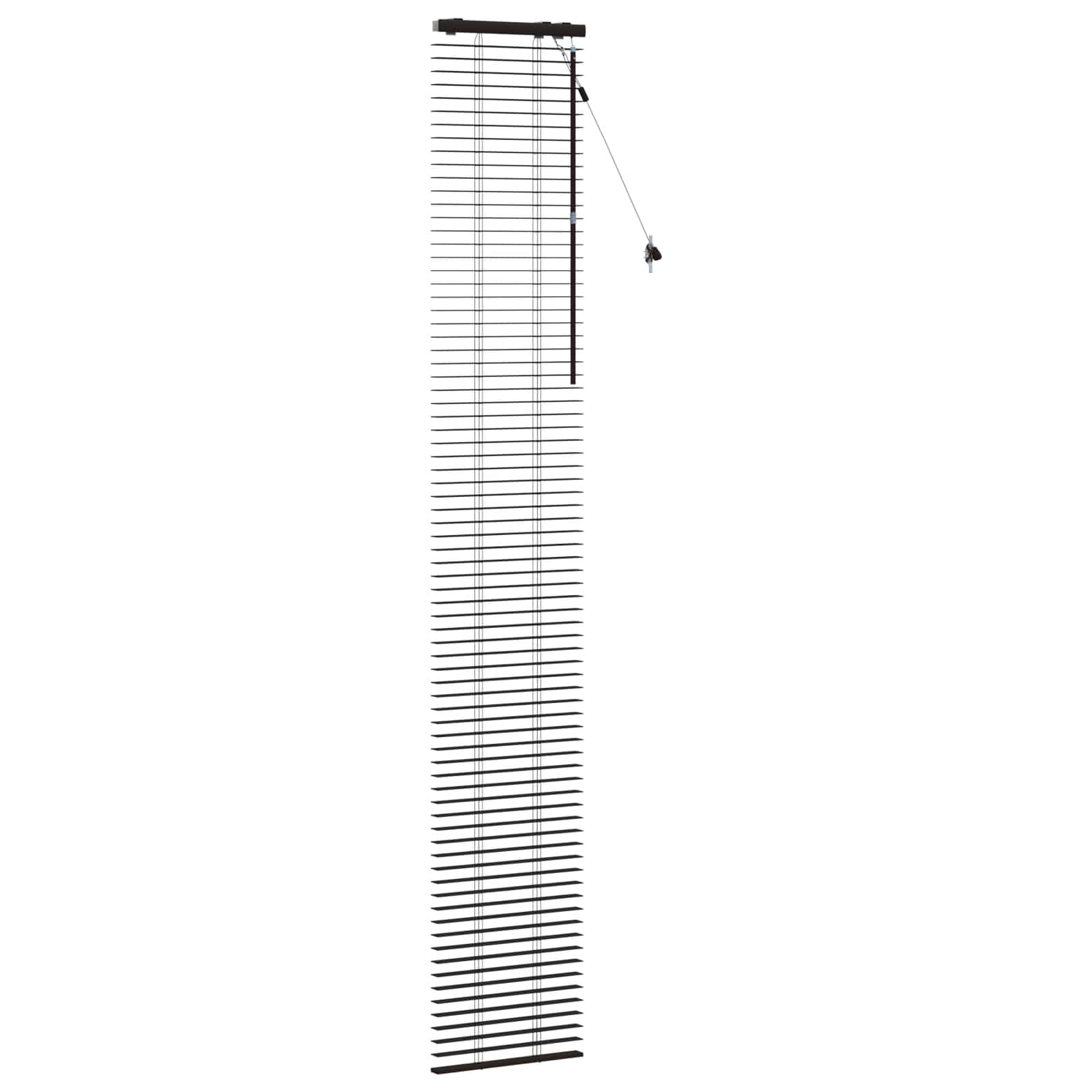 vidaXL Venetian Blind Dark Brown 45 x 250 cm 35 mm 3