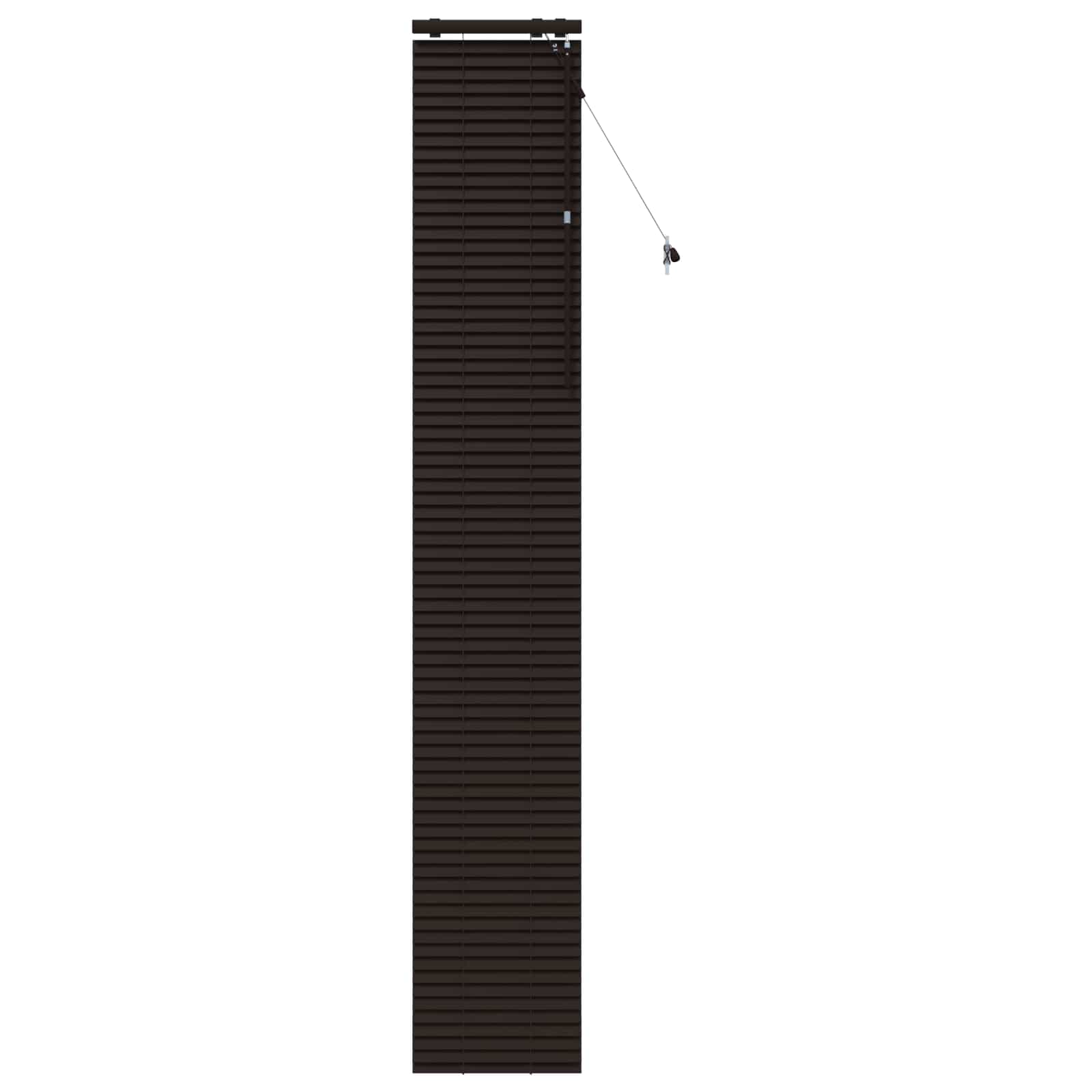 vidaXL Venetian Blind Dark Brown 45 x 250 cm 35 mm 2