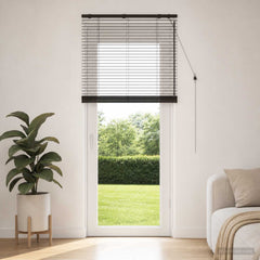vidaXL Venetian Blind Dark Brown 80 x 250 cm 35 mm 1