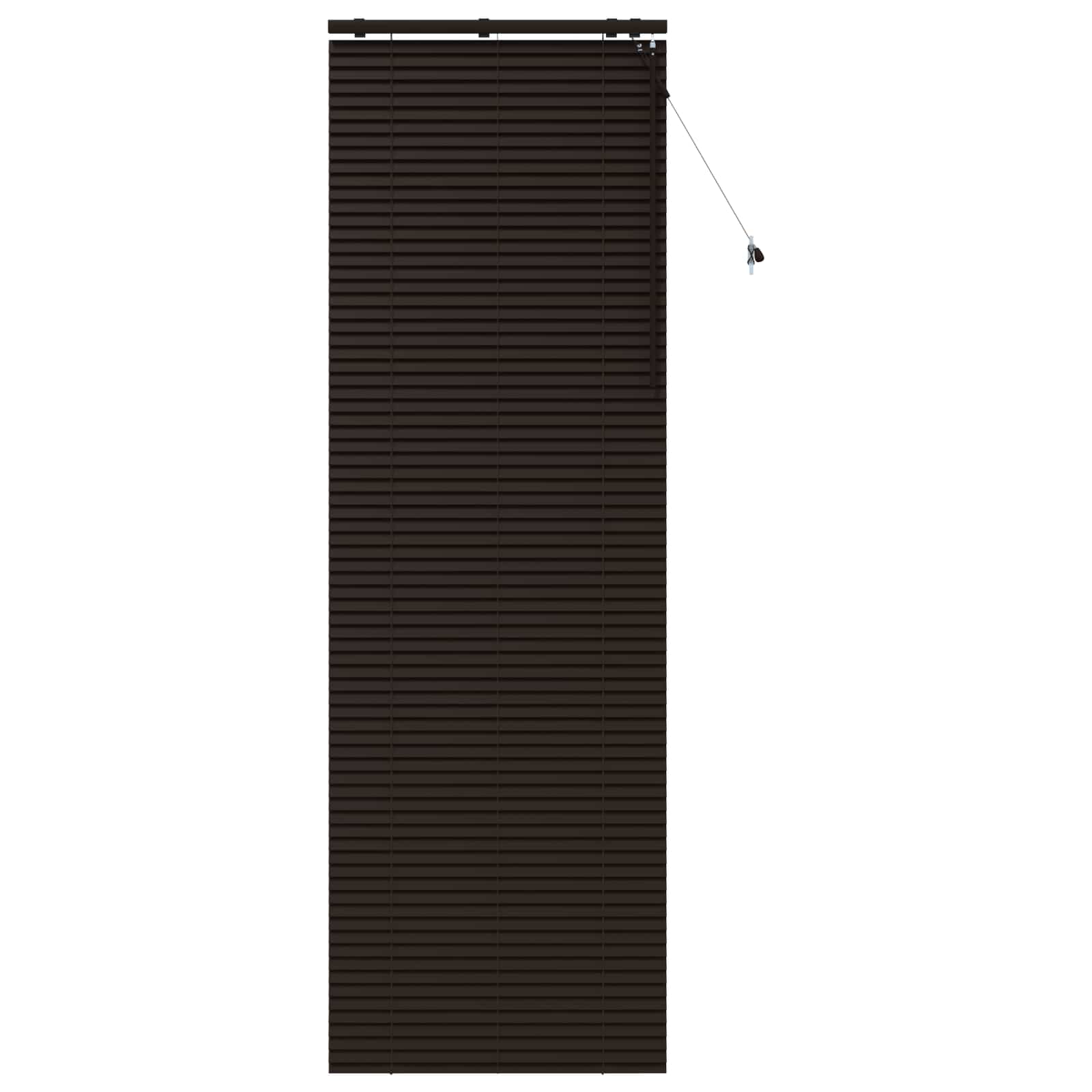 vidaXL Venetian Blind Dark Brown 80 x 250 cm 35 mm 2