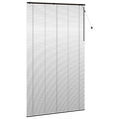 Venetian Blind 35 mm Drop 250 cm Dark Brown 145 cm