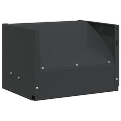 vidaXL Bullet Trap Box Black 29 x 22 x 20 cm Steel 4