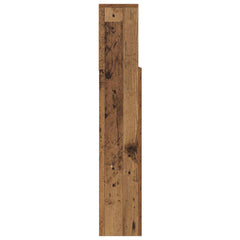 vidaXL Headboard Cabinet Old Wood Engineered Wood 6
