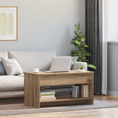 vidaXL Coffee Table Artisan Oak 80 x 50.5 x 41.5 cm Engineered Wood 1