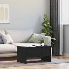 vidaXL Coffee Table Black Oak 102 x 50.5 x 46.5 cm Engineered Wood 1
