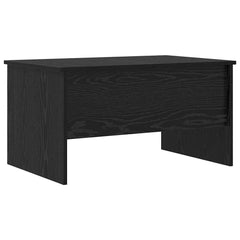 Coffee Table 80x50x42,5 cm Engineered Wood Width 80 cm Black oak 50.5 cm