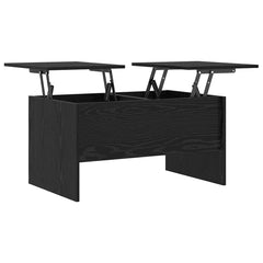 vidaXL Coffee Table Black Oak 102 x 50.5 x 46.5 cm Engineered Wood 5