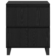 vidaXL Sideboard Black Oak 60 x 35 x 70 cm 6
