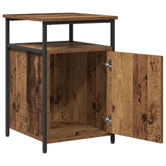 vidaXL Bedside Cabinet Old wood Engineered Wood 5