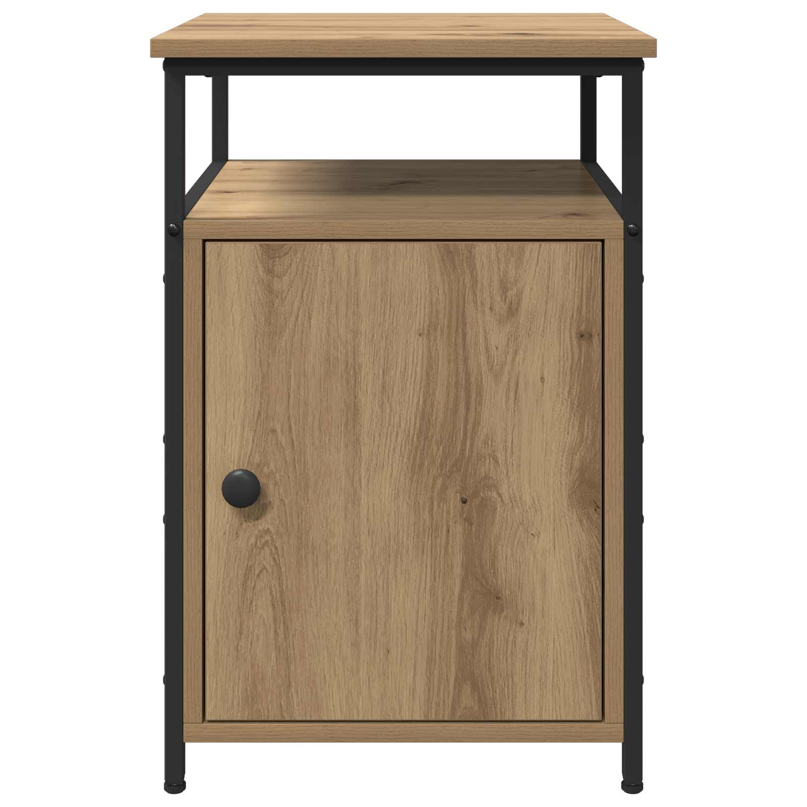 vidaXL Bedside Cabinet Artisan oak Engineered Wood 6