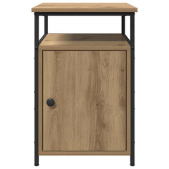 vidaXL Bedside Cabinet Artisan oak Engineered Wood 6