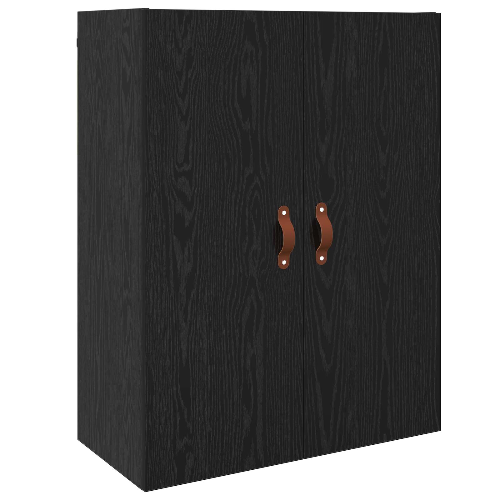 vidaXL Wall Cabinet Black Oak 69.5 x 34 x 90 cm Engineered Wood 2