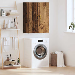 vidaXL Wall Cabinet Old Wood 69.5 x 34 x 90 cm Engineered Wood 1