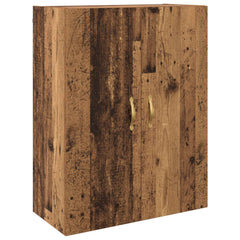 vidaXL Wall Cabinet Old Wood 69.5 x 34 x 90 cm Engineered Wood 2