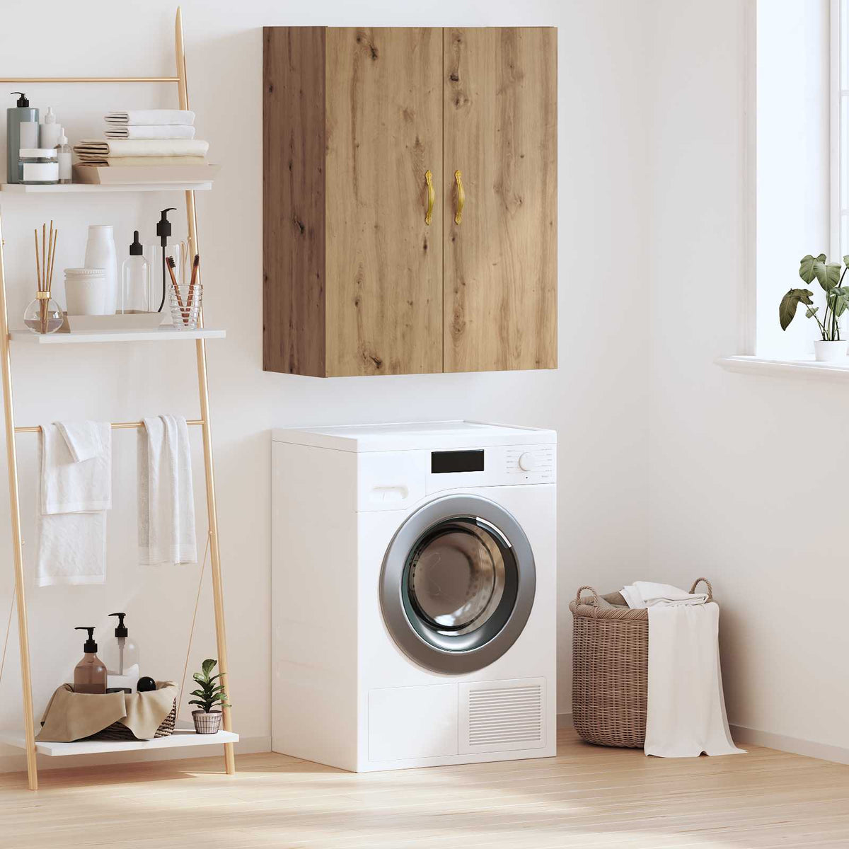 vidaXL Wall Mounted Cabinet 69.5x34x90 cm