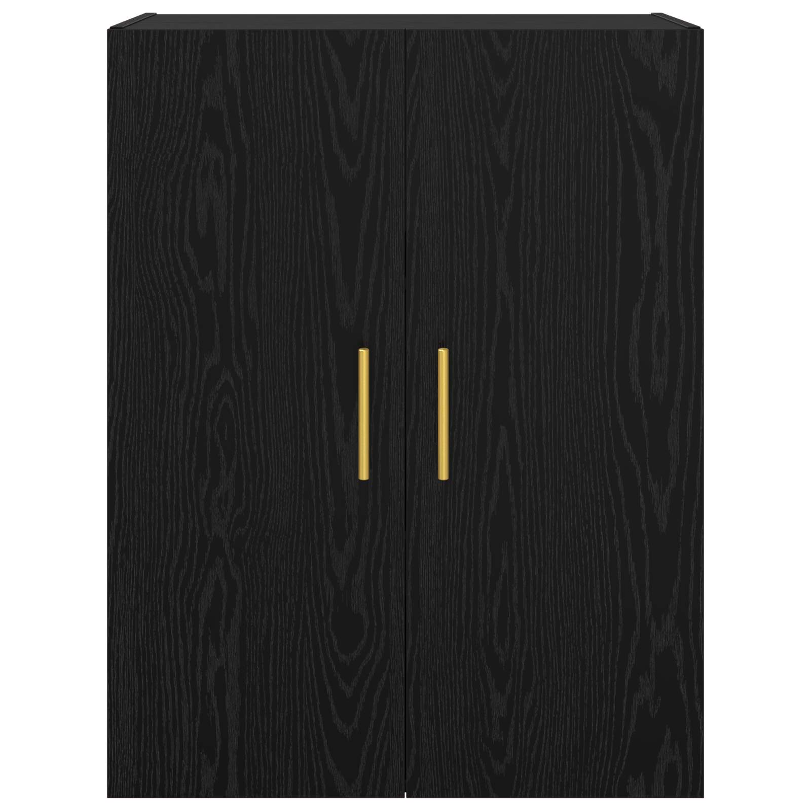 vidaXL Wall Cabinet Black Oak 69.5 x 34 x 90 cm Engineered Wood 6