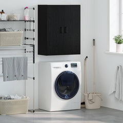 vidaXL Wall Cabinet Black Oak 69.5 x 34 x 90 cm Engineered Wood 1
