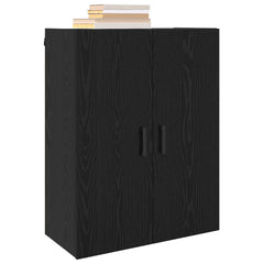 vidaXL Wall Cabinet Black Oak 69.5 x 34 x 90 cm Engineered Wood 3