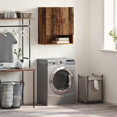 vidaXL Wall Cabinet 60 x 31 x 70 cm Engineered Wood Old wood 1