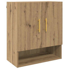vidaXL Wall Cabinet 60 x 31 x 70 cm Engineered Wood Artisan oak 2